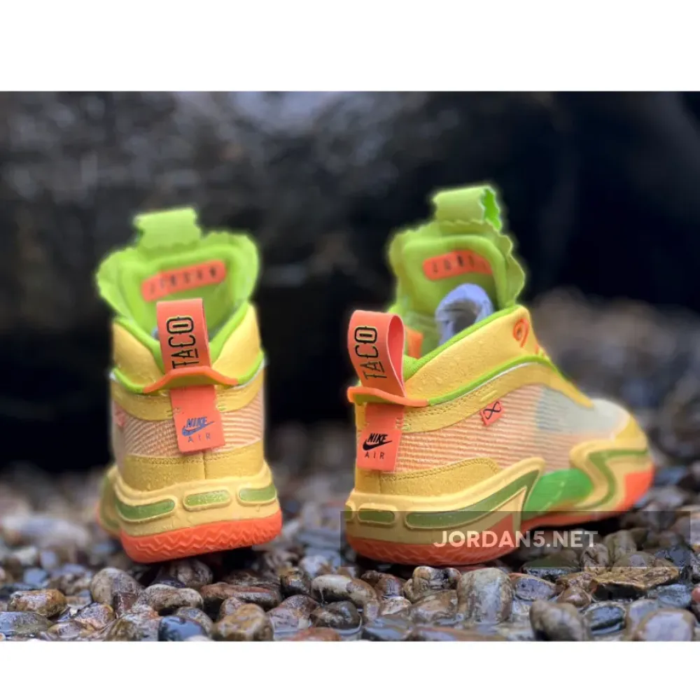 Air Jordan 36 ‘Nitro Taco Jay’ Citron Pulse/Atomic Green  DQ6866-803