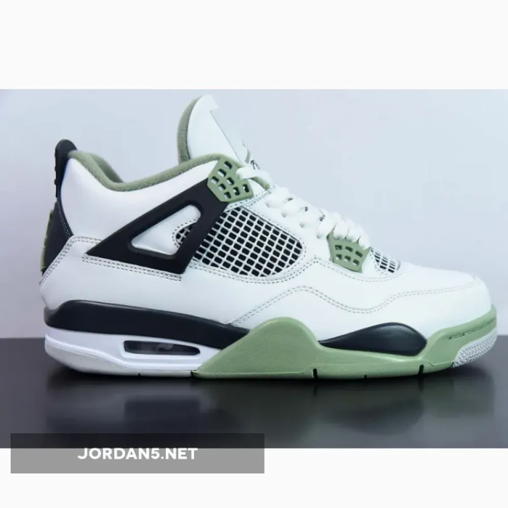Air Jordan 4 Seafoam/White/Black/Neutral Grey  AQ9129-103