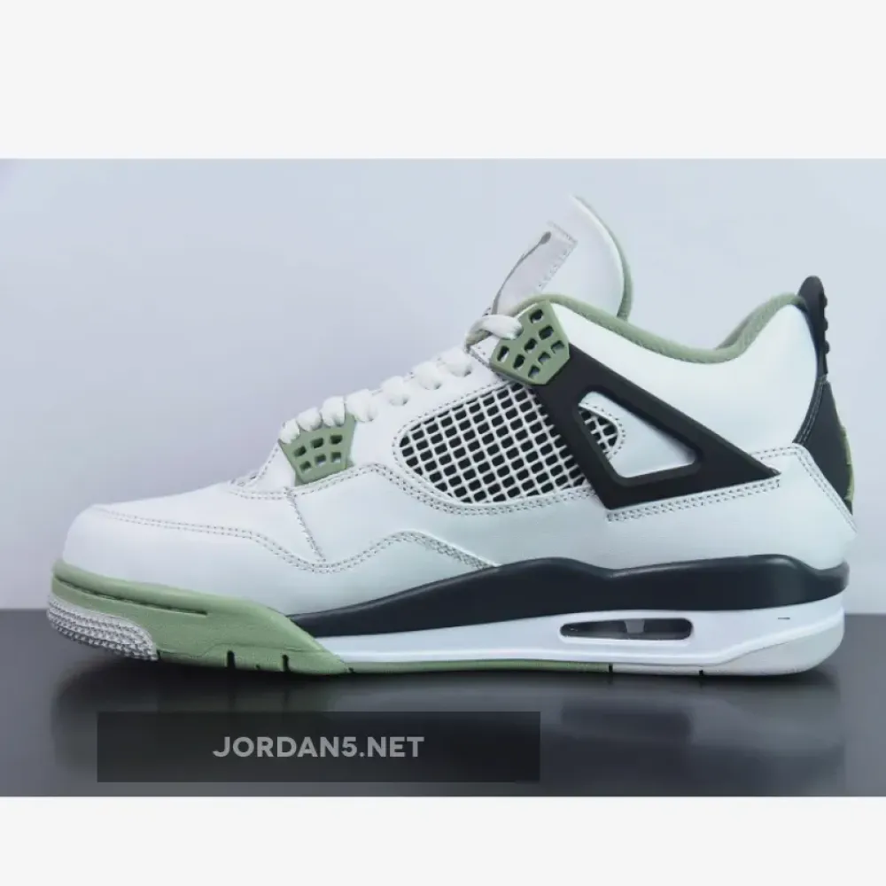Air Jordan 4 Seafoam/White/Black/Neutral Grey  AQ9129-103