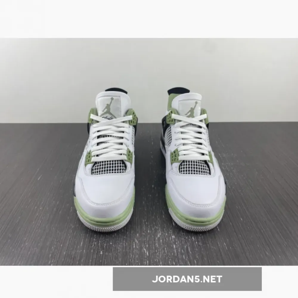 Air Jordan 4 Seafoam/White/Black/Neutral Grey  AQ9129-103