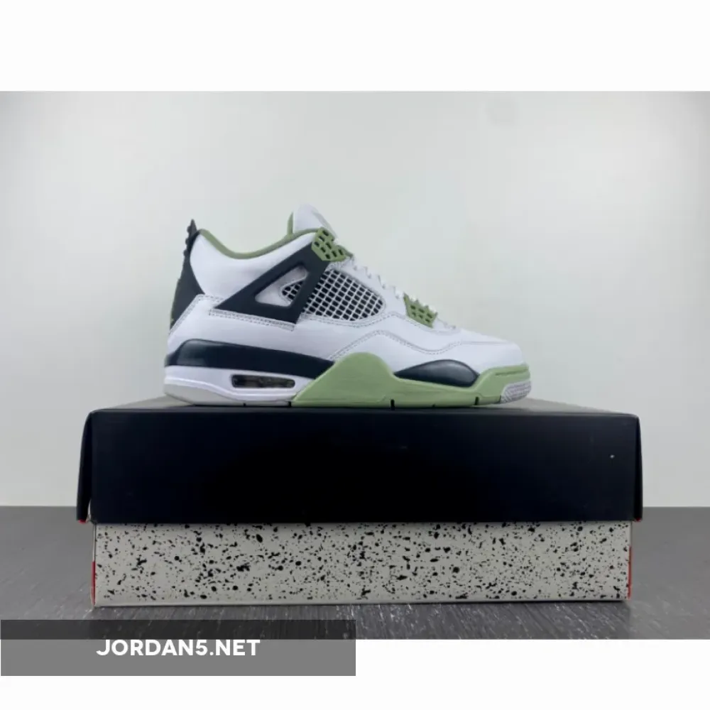 Air Jordan 4 Seafoam/White/Black/Neutral Grey  AQ9129-103