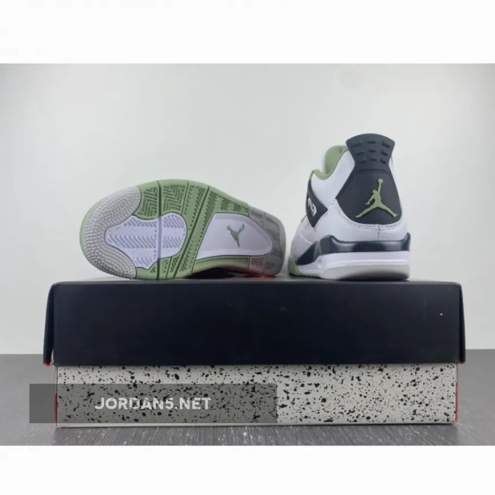 Air Jordan 4 Seafoam/White/Black/Neutral Grey  AQ9129-103
