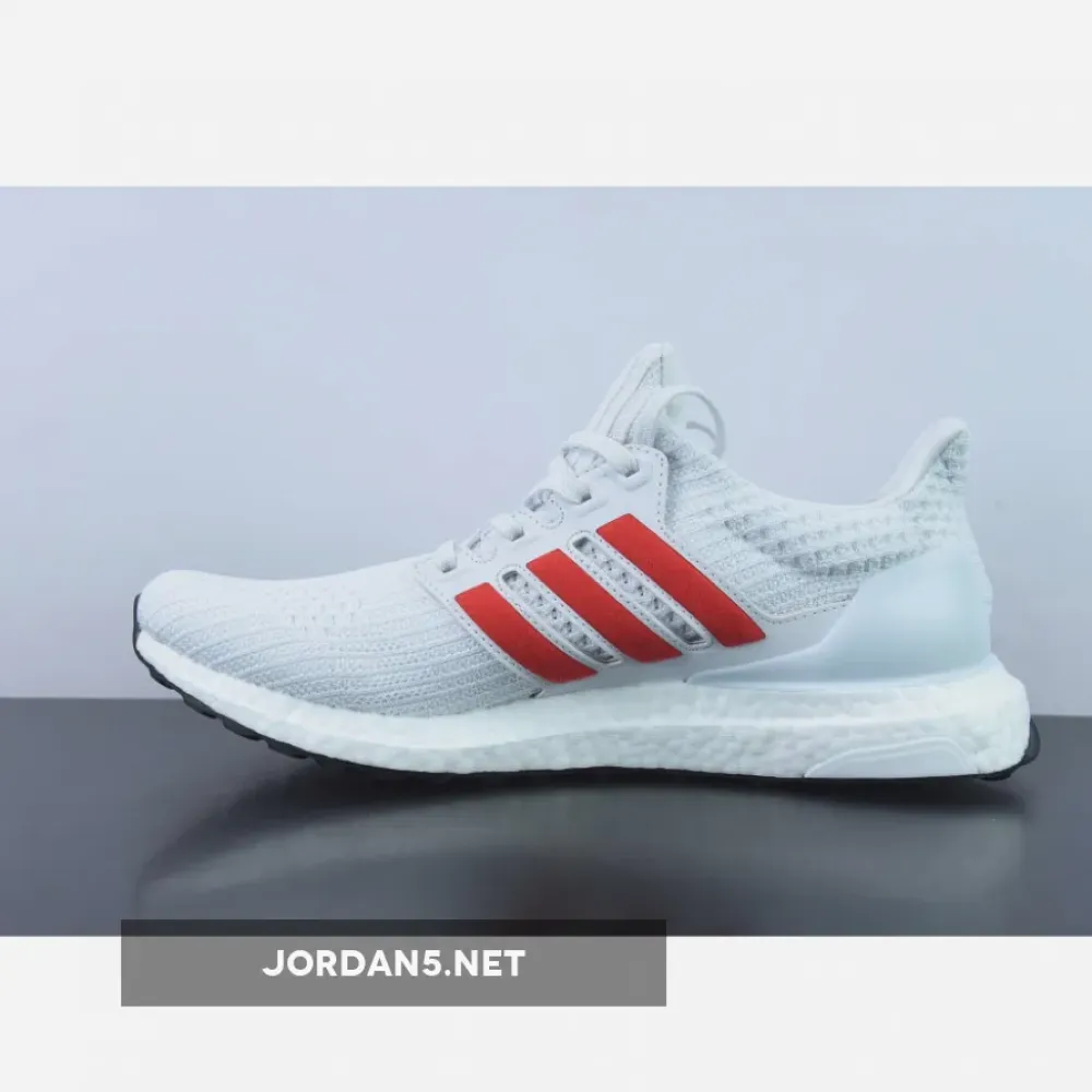 adidas UltraBoost 4.0 DNA White Scarlet  FY9336