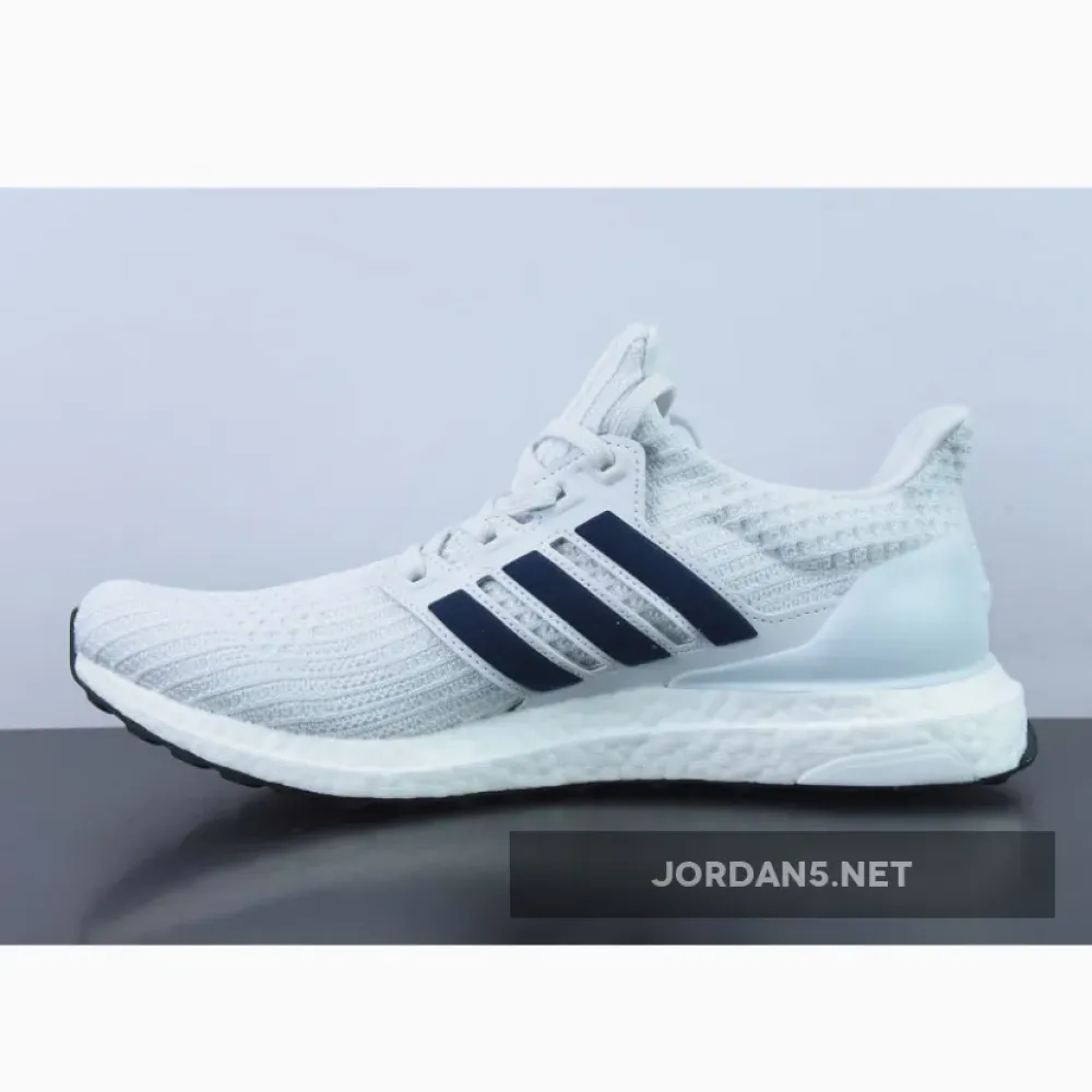 adidas UltraBoost 4.0 White Collegiate Navy  FY9337