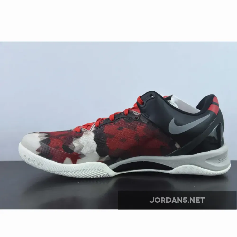 Nike Kobe 8 System ‘Milk Snake’ University Red/Sail-Peal Grey  555035-601