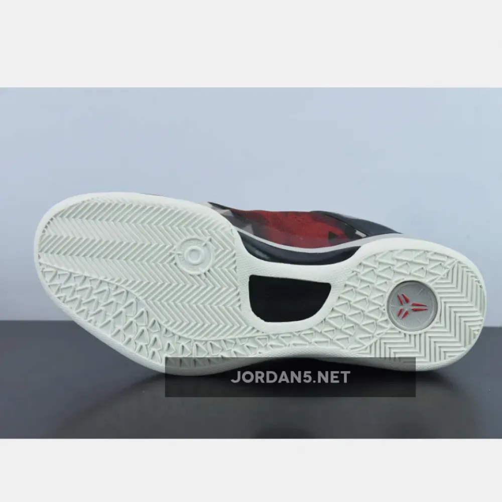 Nike Kobe 8 System ‘Milk Snake’ University Red/Sail-Peal Grey  555035-601