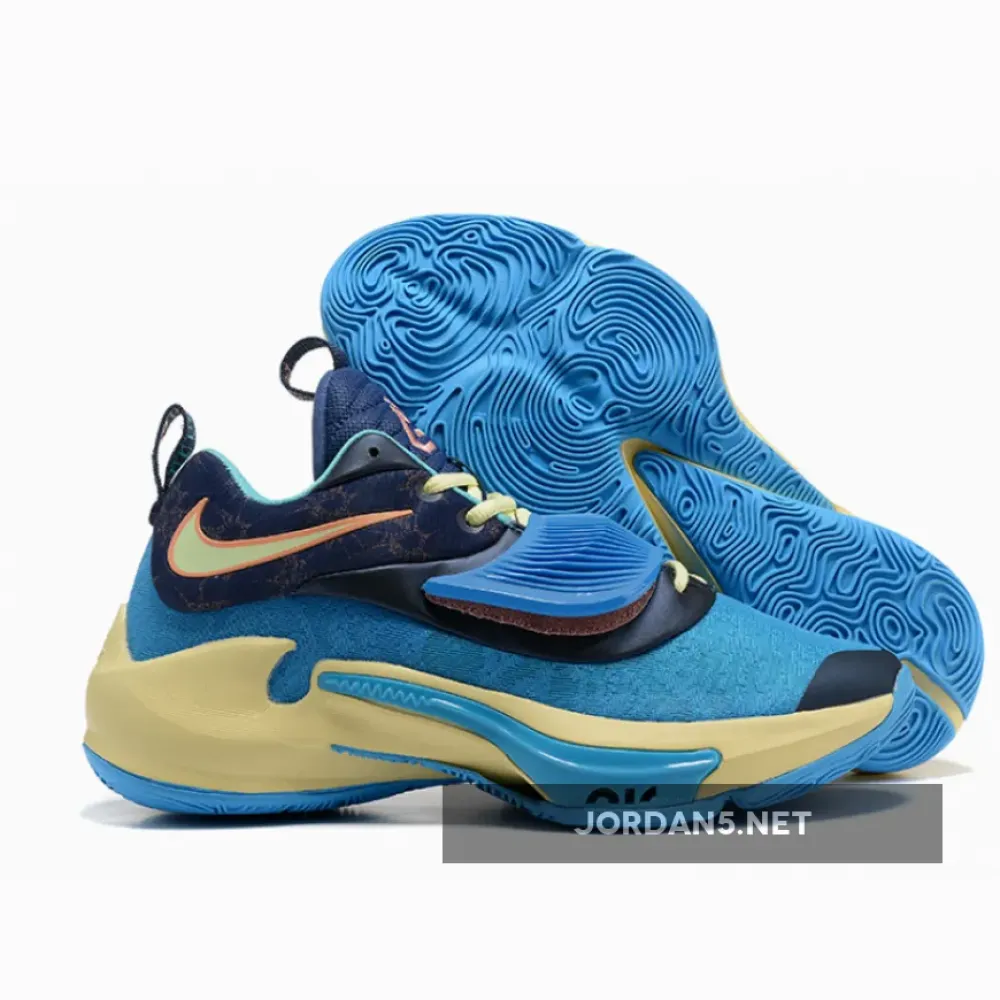 Nike Zoom Freak 3 Valentine’s Day Blue/Pink-Pale Yellow DH7347-900