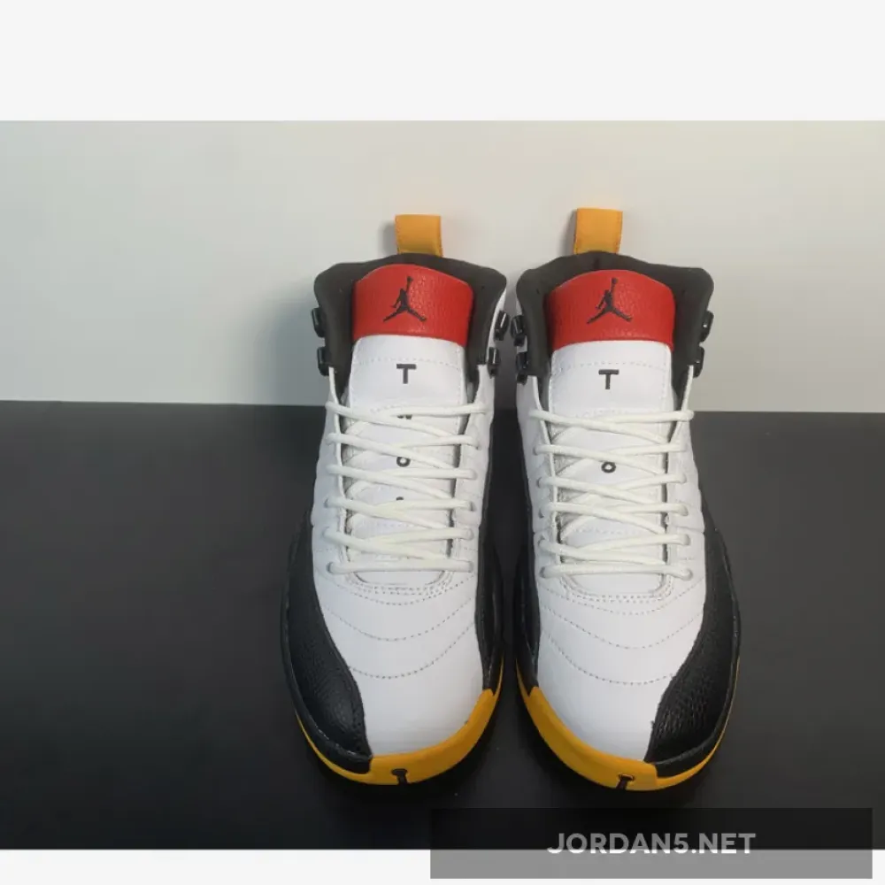 Air Jordan 12 ’25 Years In China’ White/Black-Taxi-Varsity Red  DR8887-100
