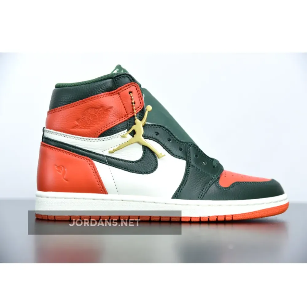 SoleFly x Air Jordan 1 Retro High OG Sail/Fir-Team Orange AV3905-138
