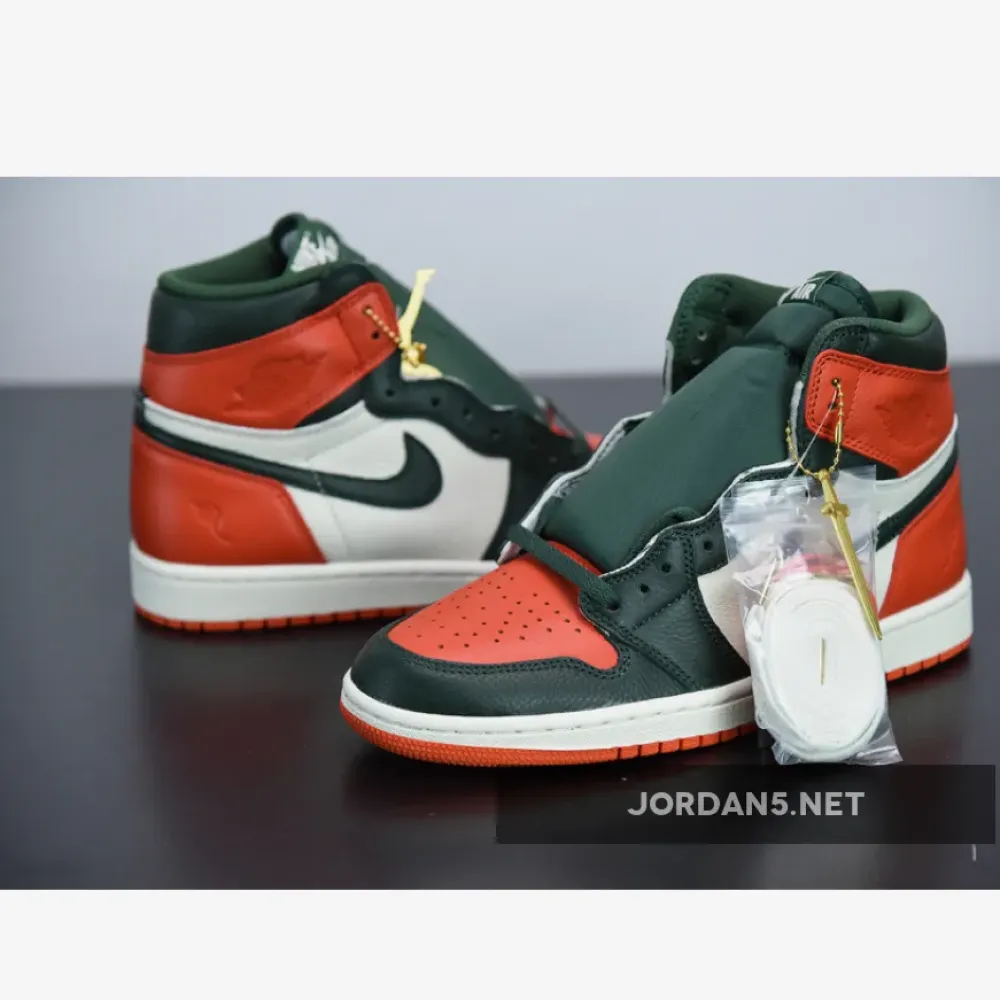 SoleFly x Air Jordan 1 Retro High OG Sail/Fir-Team Orange AV3905-138