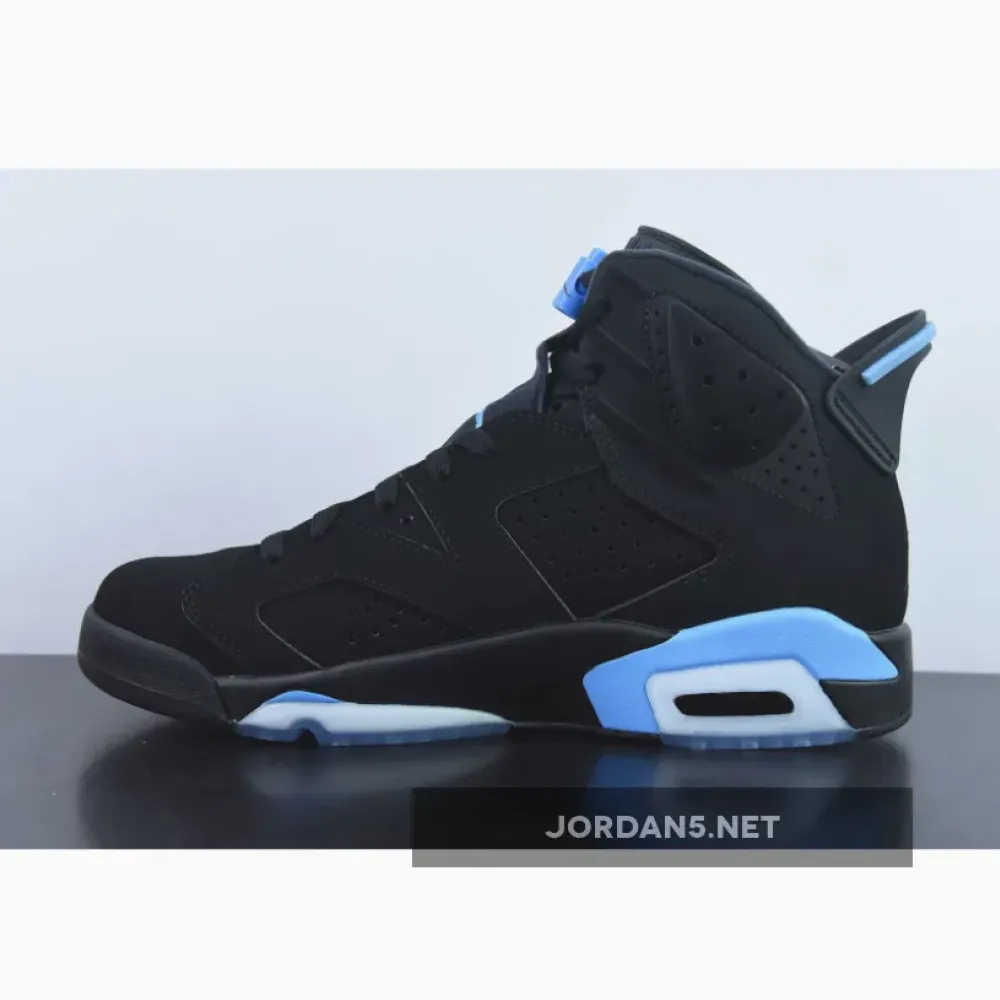 Air Jordan 6 UNC Black/University Blue  384664-006