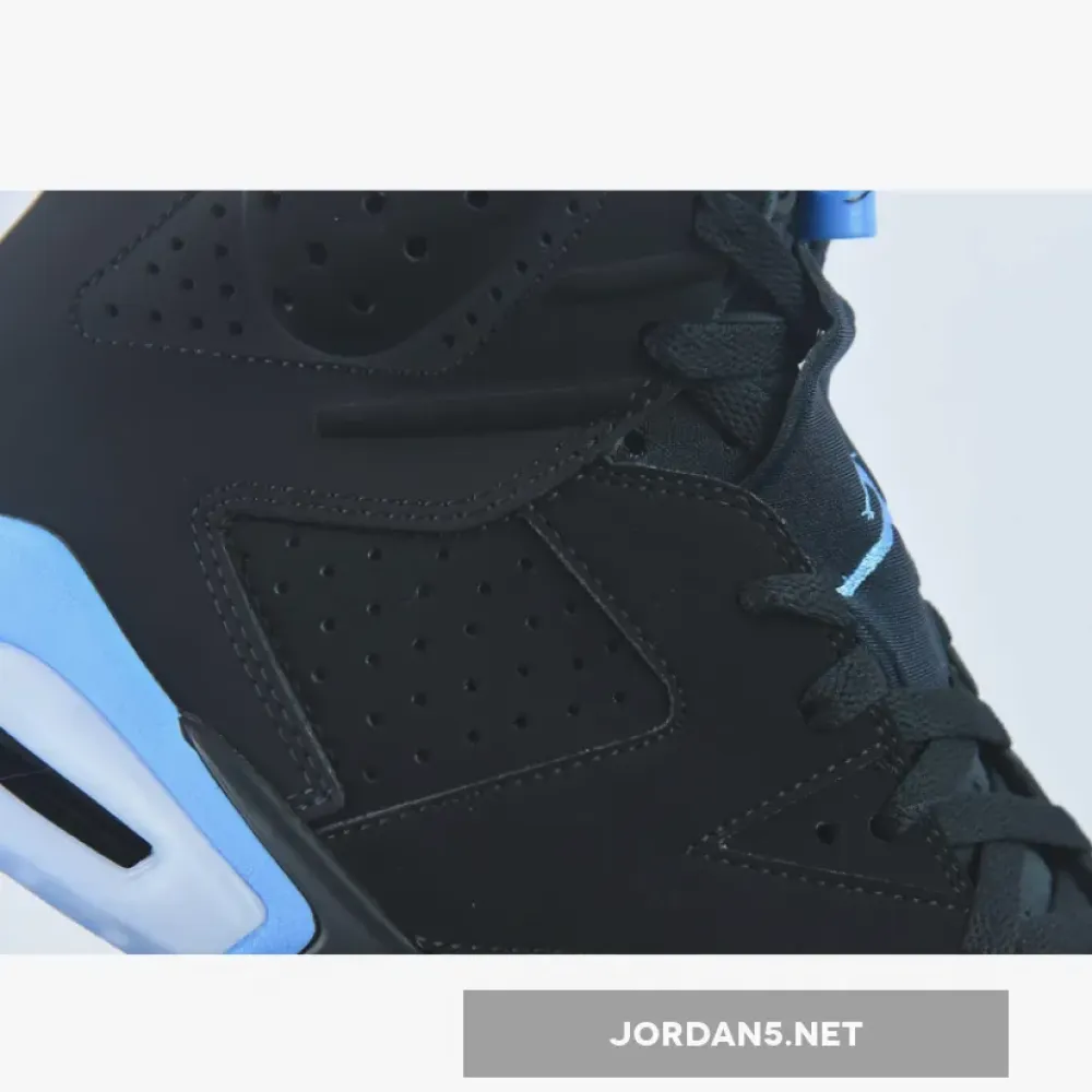 Air Jordan 6 UNC Black/University Blue  384664-006