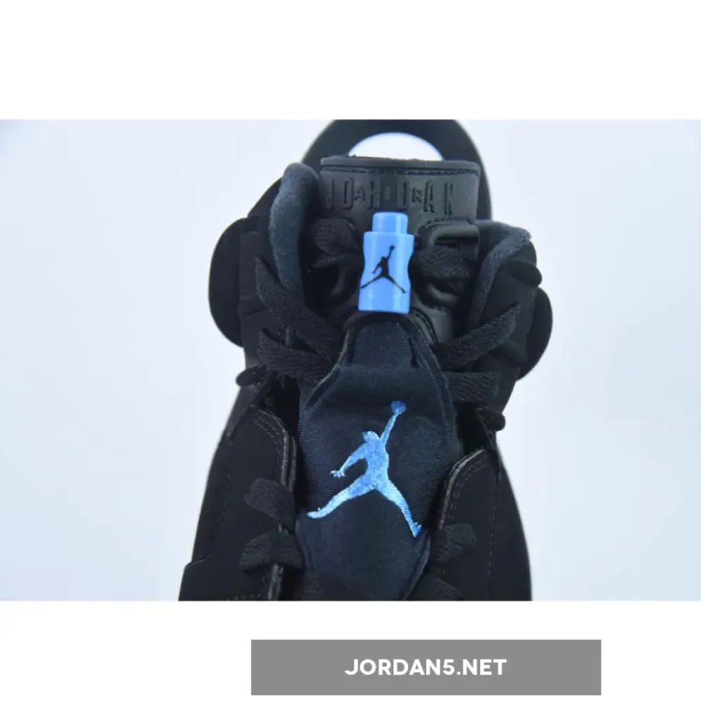 Air Jordan 6 UNC Black/University Blue  384664-006