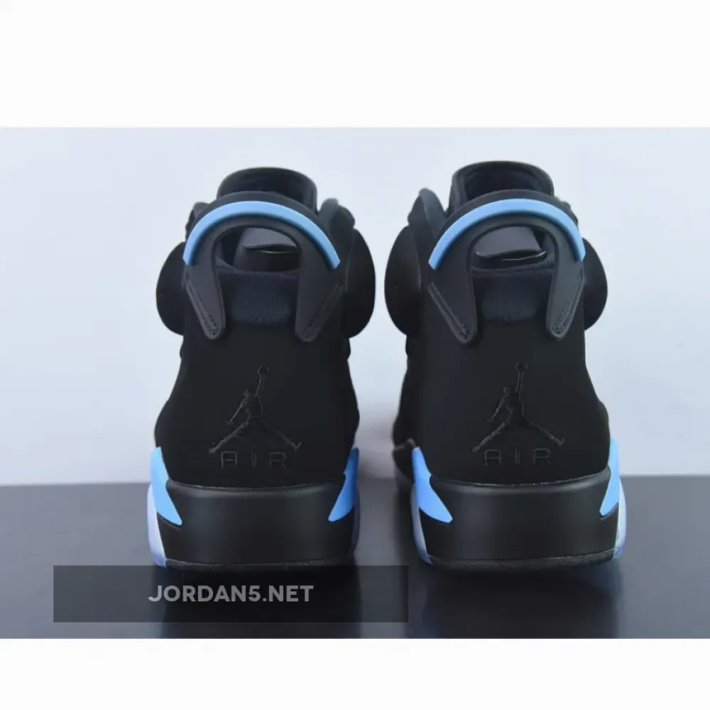 Air Jordan 6 UNC Black/University Blue  384664-006