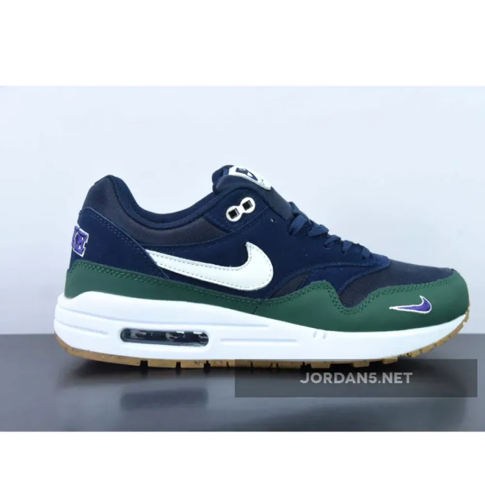 Nike Air Max 1 Obsidian/White-Midnight Navy-Gorge Green  DV3887-400