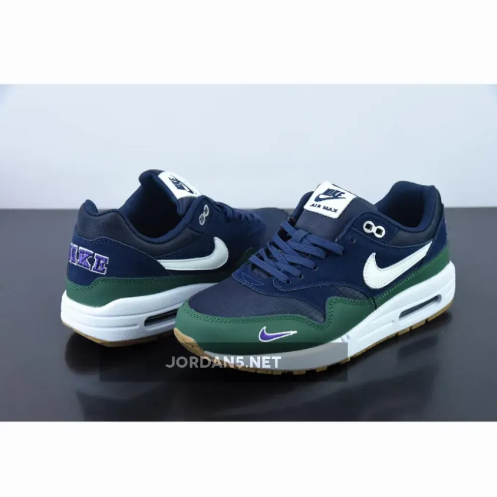 Nike Air Max 1 Obsidian/White-Midnight Navy-Gorge Green  DV3887-400