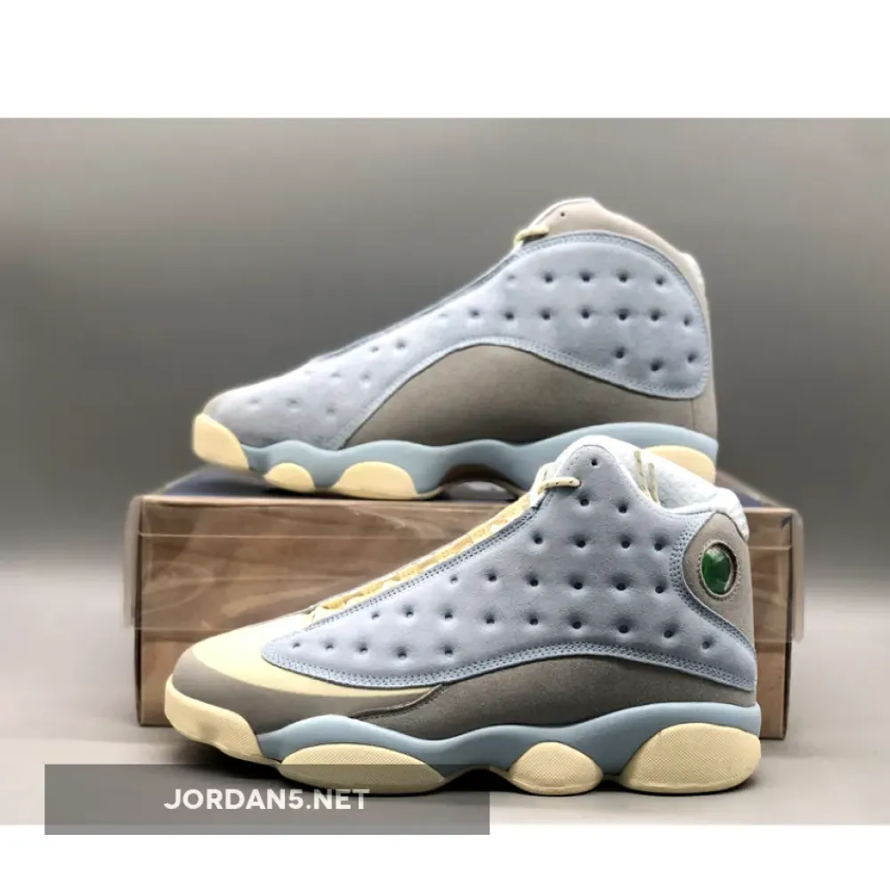SoleFly x Air Jordan 13 University Blue/Sail-Cool Grey  DX5763-100