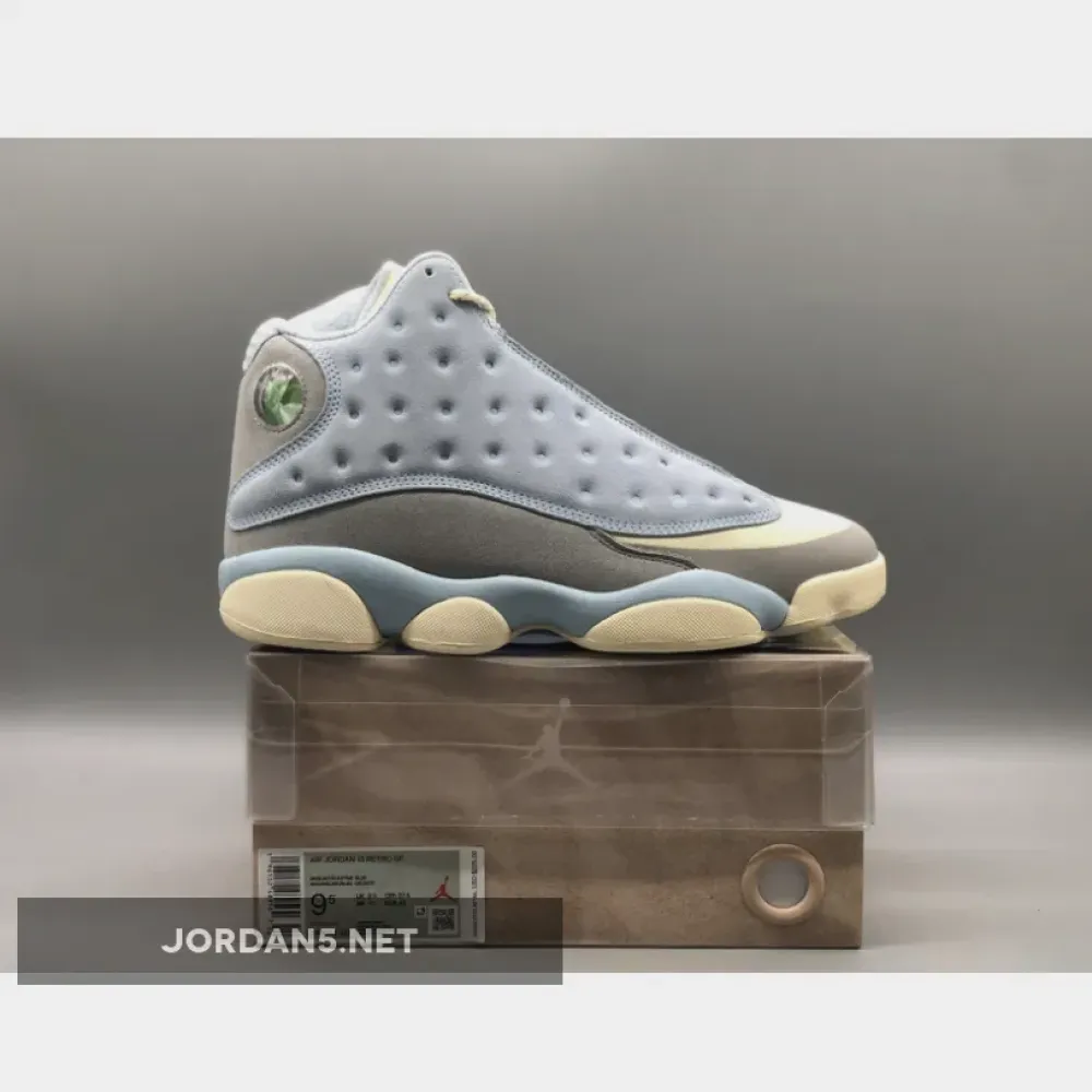 SoleFly x Air Jordan 13 University Blue/Sail-Cool Grey  DX5763-100