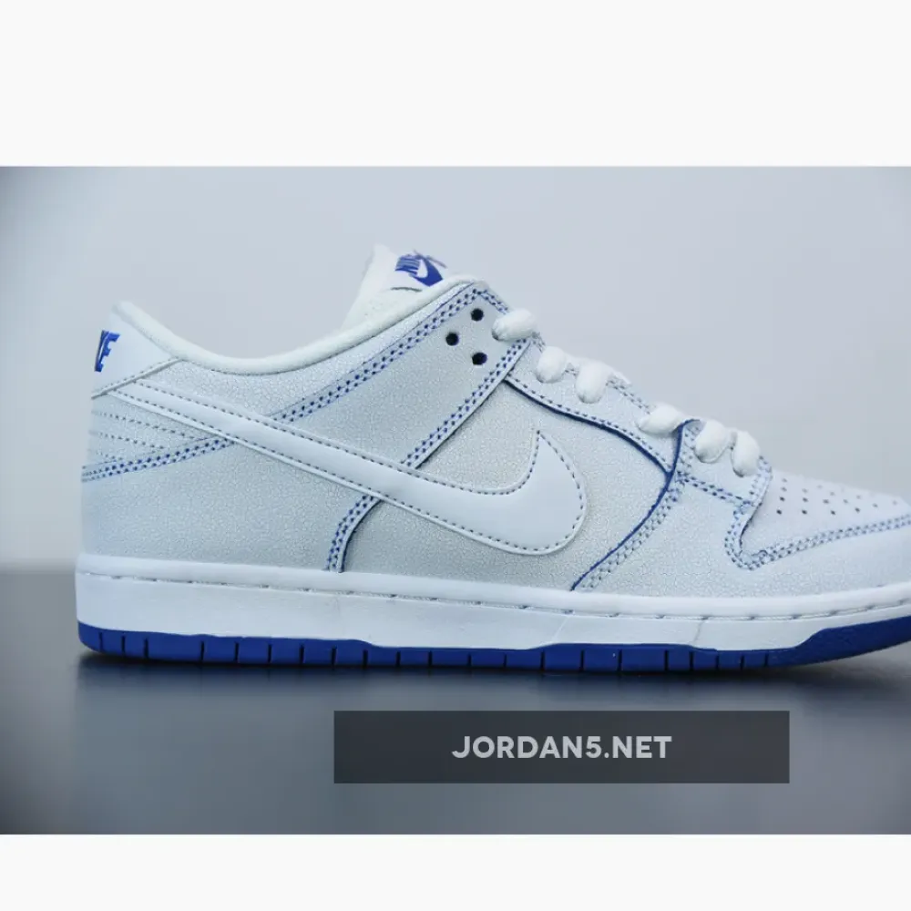Nike SB Dunk Low Premium White Game Royal  CJ6884-100