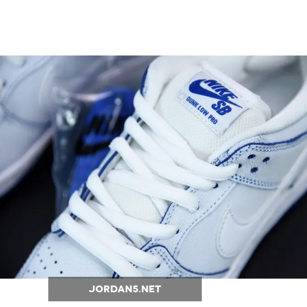 Nike SB Dunk Low Premium White Game Royal  CJ6884-100