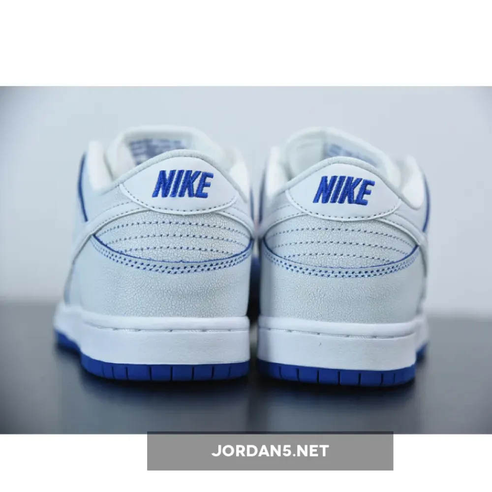 Nike SB Dunk Low Premium White Game Royal  CJ6884-100
