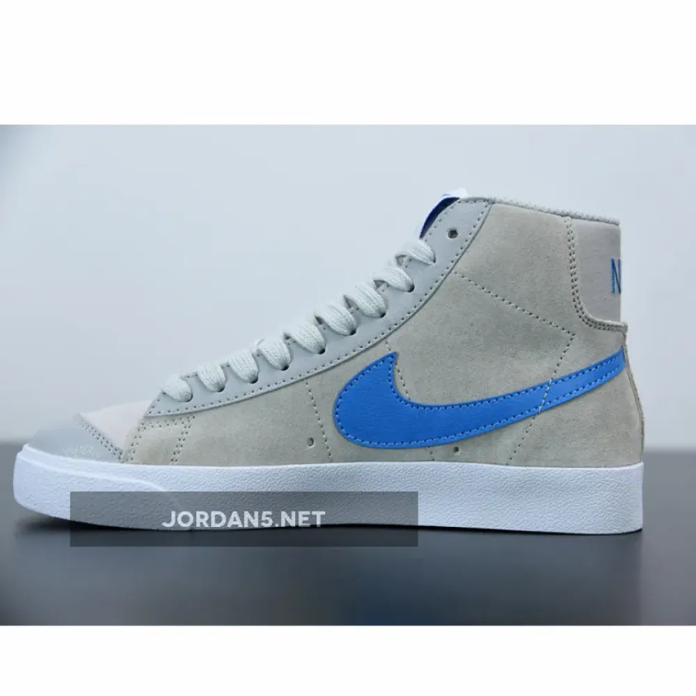 Nike Blazer Mid ’77 NRG EMB “Coney Island” Grey Fog/Blue  CV8927-001