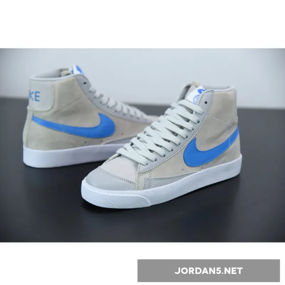 Nike Blazer Mid ’77 NRG EMB “Coney Island” Grey Fog/Blue  CV8927-001