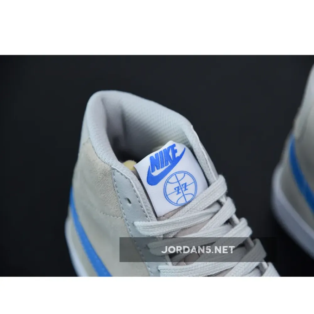 Nike Blazer Mid ’77 NRG EMB “Coney Island” Grey Fog/Blue  CV8927-001