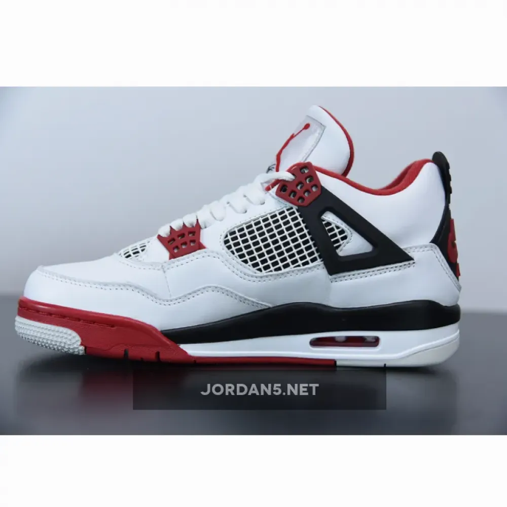 Air Jordan 4 Retro “Fire Red” White/Black-Tech Grey-Fire Red DC7770-160