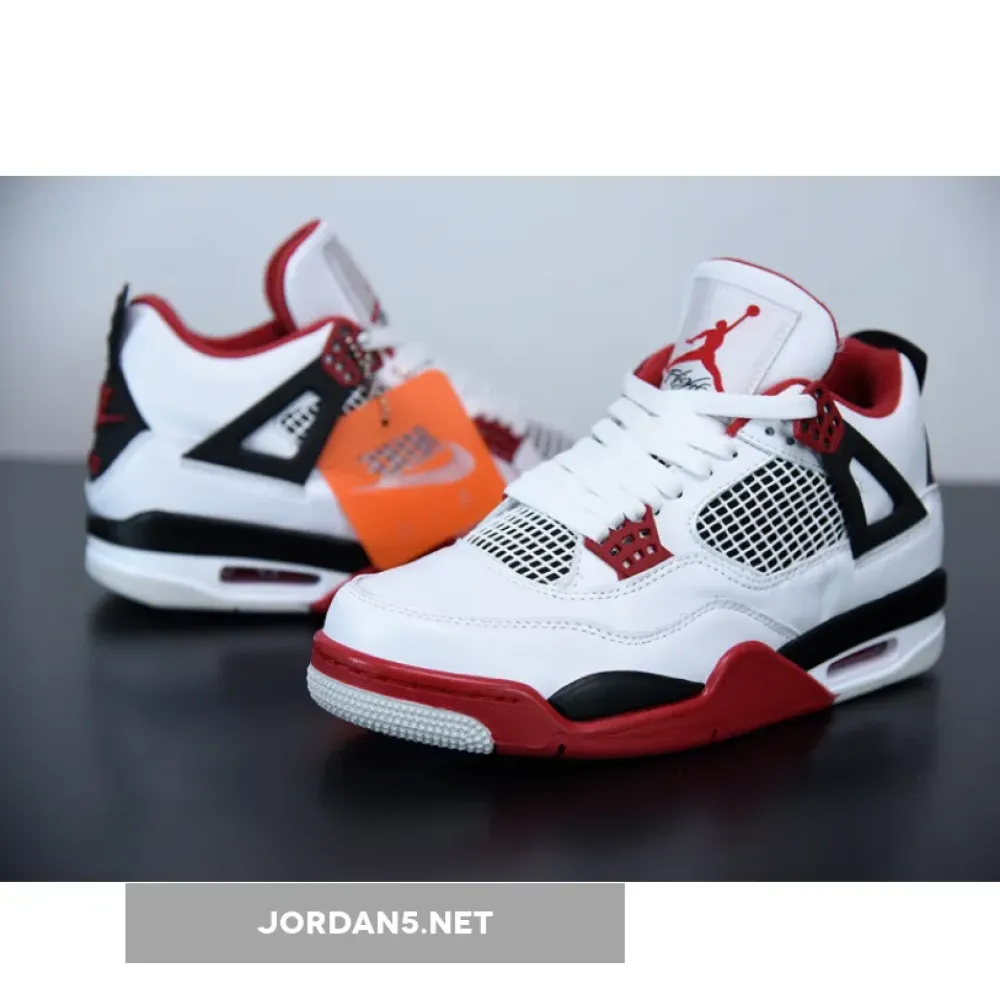 Air Jordan 4 Retro “Fire Red” White/Black-Tech Grey-Fire Red DC7770-160