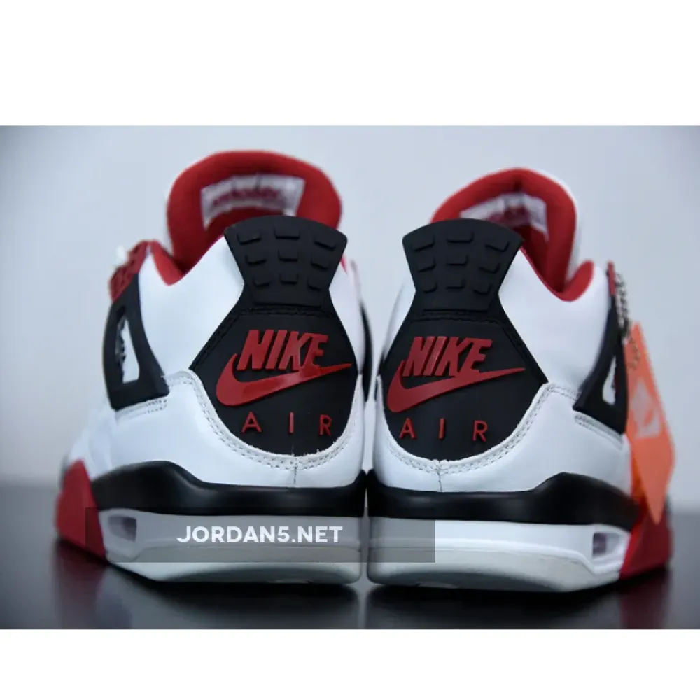 Air Jordan 4 Retro “Fire Red” White/Black-Tech Grey-Fire Red DC7770-160