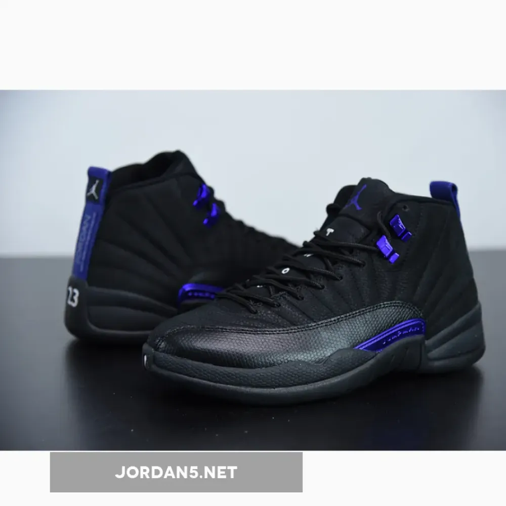 Air Jordan 12 Retro Black Dark Concord  CT8013-005