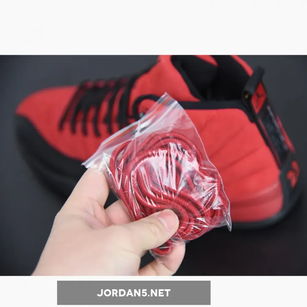 Air Jordan 12 ‘Reverse Flu Game’ Varsity Red/Black  CT8013-602