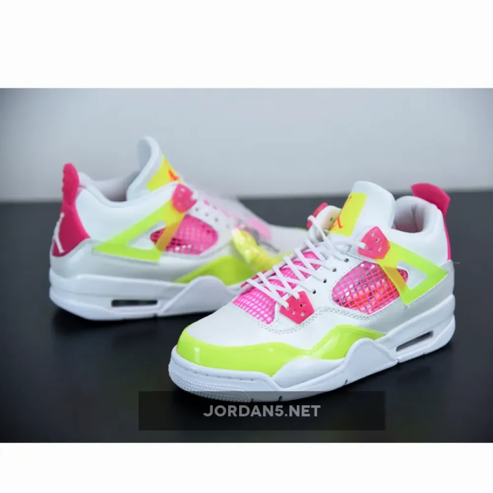 Air Jordan 4 GS Lemon Venom Pink Blast  CV7808-100