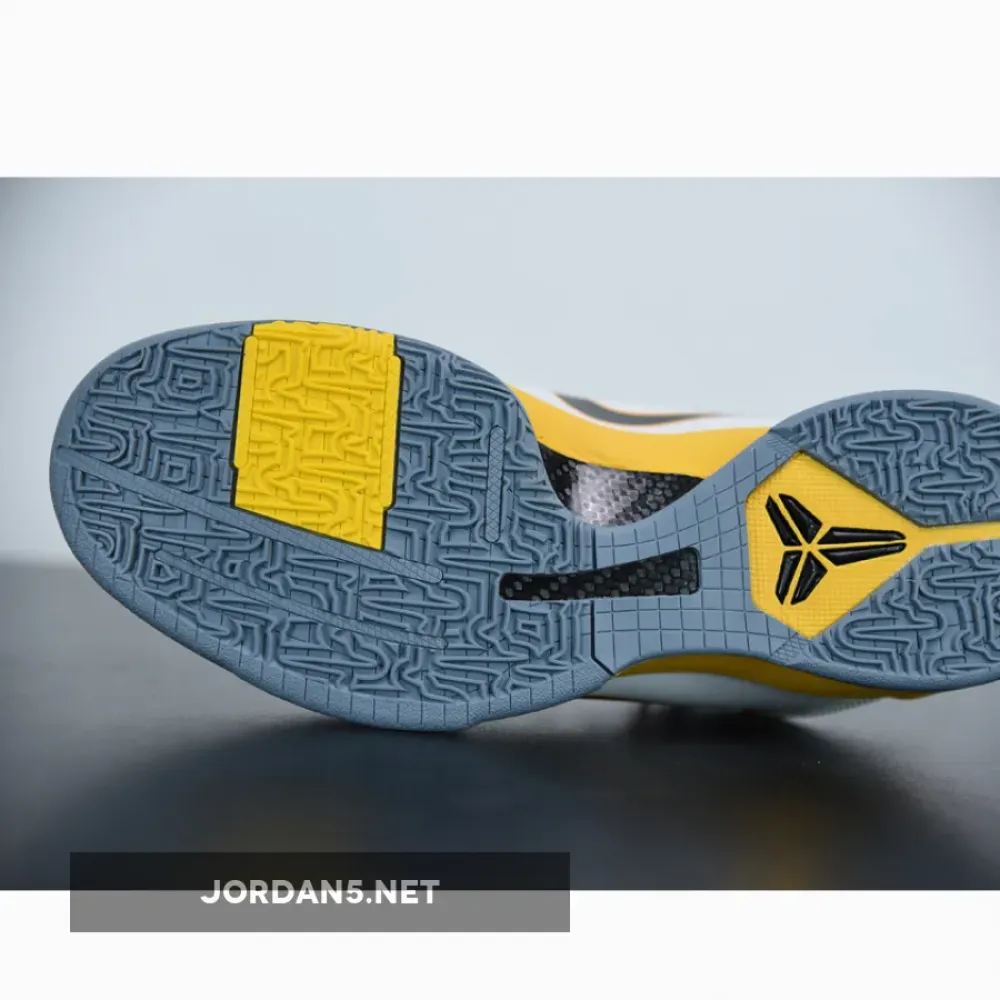 Nike Zoom Kobe 5 Summit White Black Yellow 386430-104