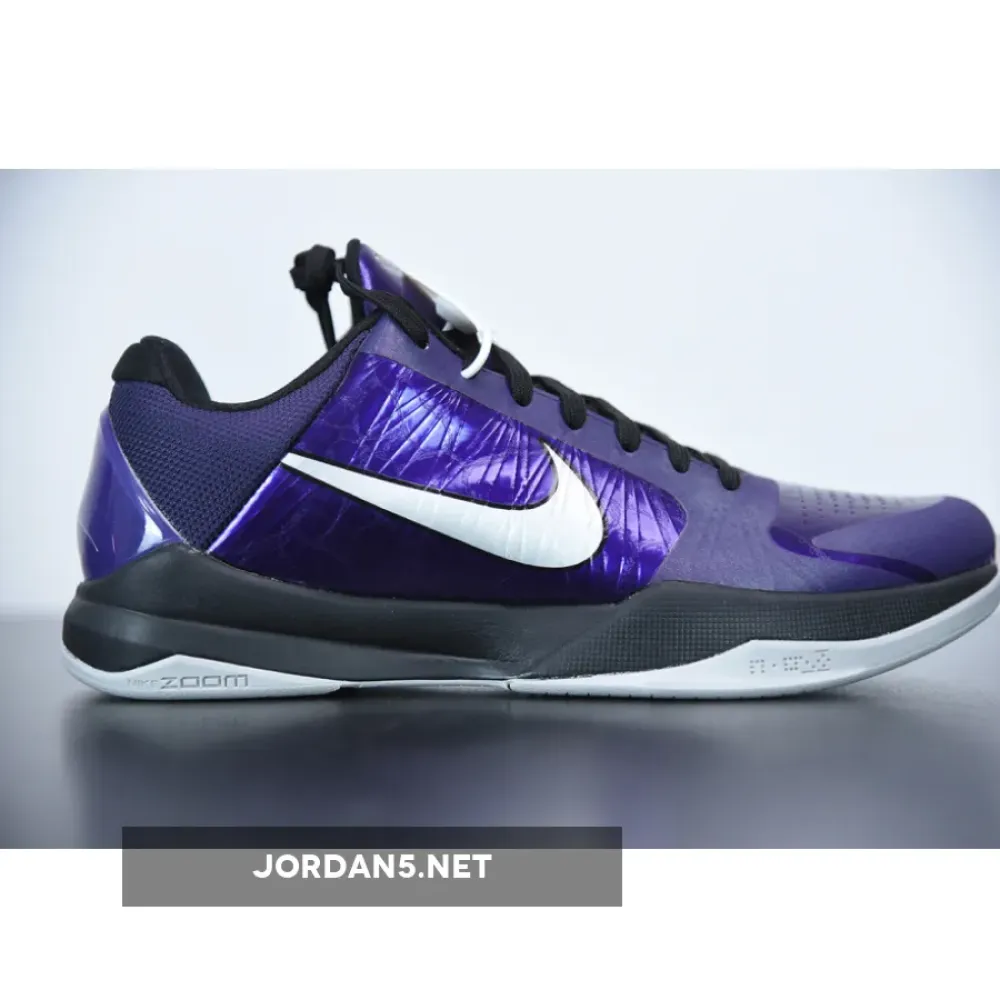 Nike Zoom Kobe 5 Ink/Metallic Silver-Black  386429-500