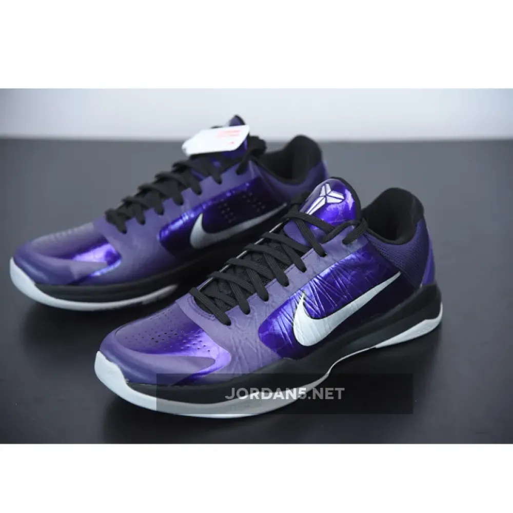 Nike Zoom Kobe 5 Ink/Metallic Silver-Black  386429-500