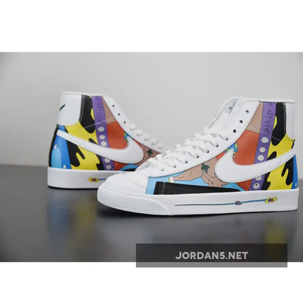 Ruohan Wang x Nike Blazer Mid ’77 Flyleather QS  CZ3775-900