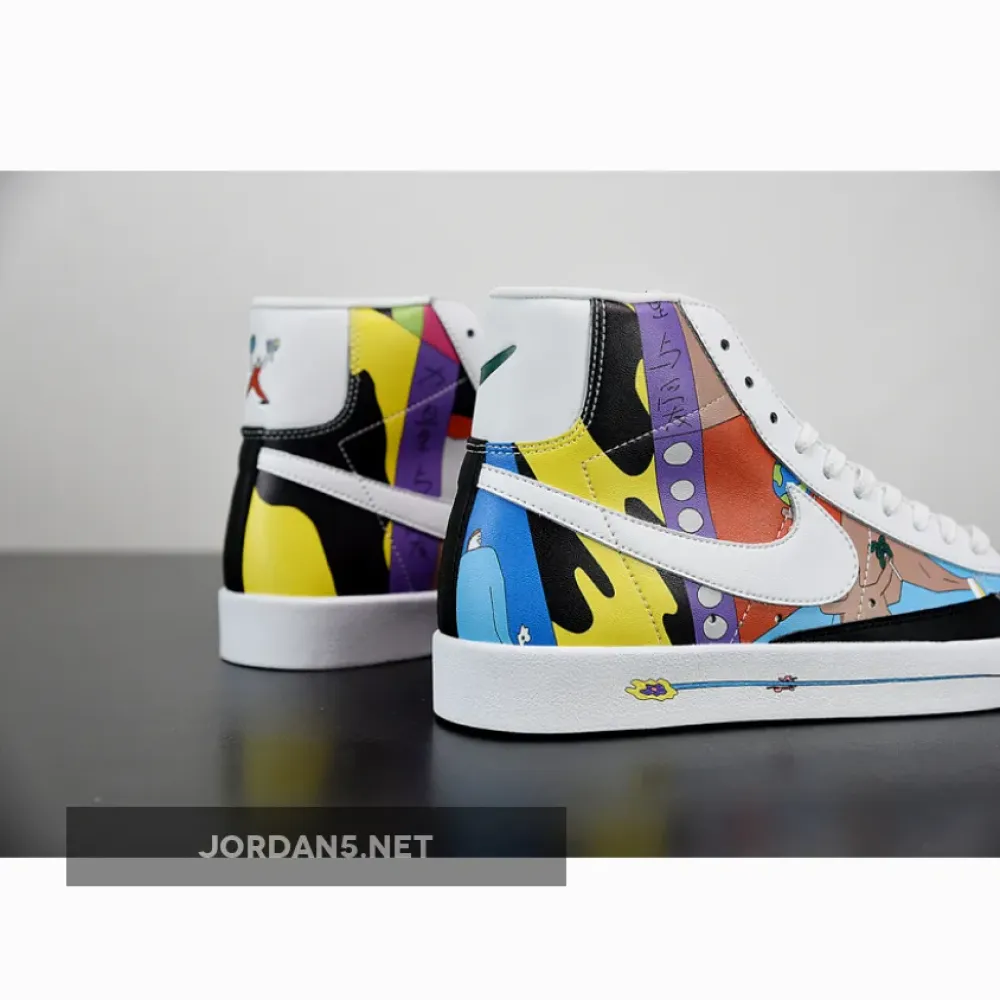 Ruohan Wang x Nike Blazer Mid ’77 Flyleather QS  CZ3775-900