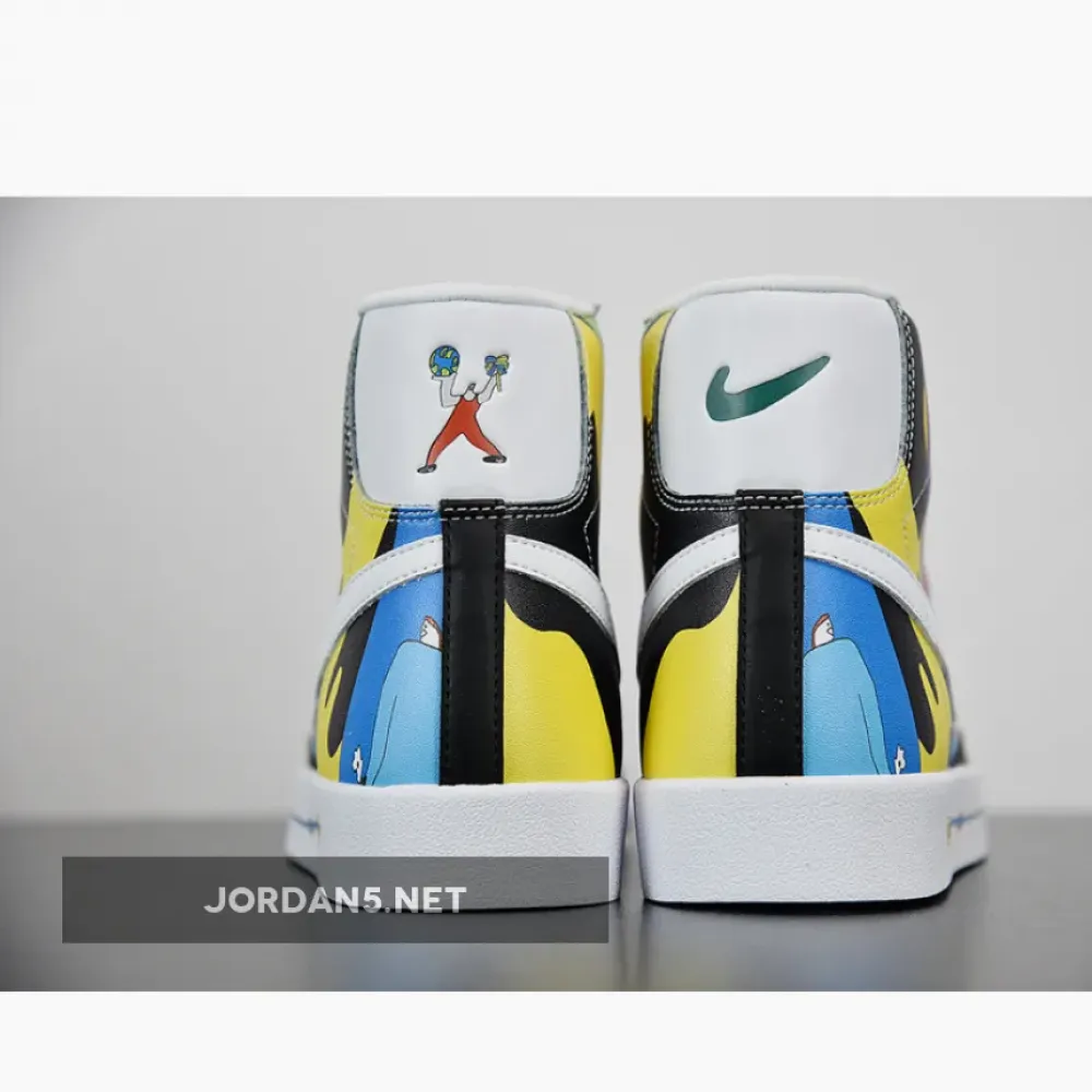 Ruohan Wang x Nike Blazer Mid ’77 Flyleather QS  CZ3775-900