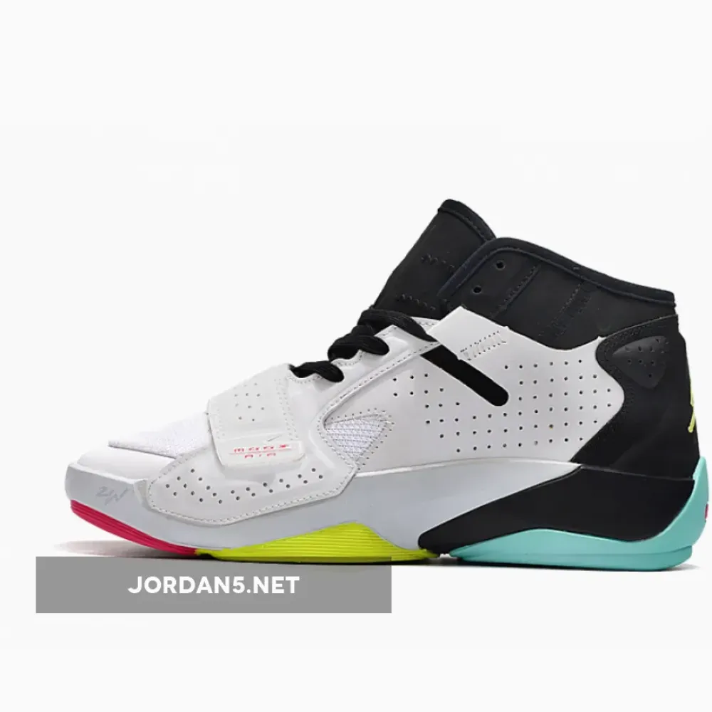 Jordan Zion 2 White Volt Dynamic Turquoise  DO9161-107