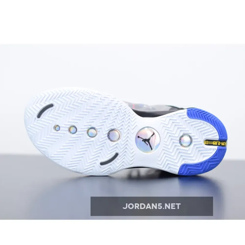 Air Jordan 34 Low Print White Blue  CZ7746-008