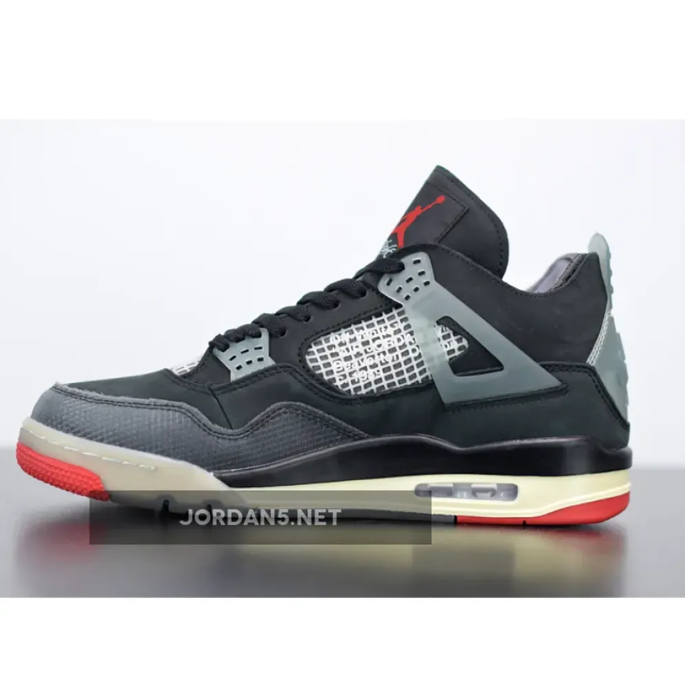Off-White x Air Jordan 4 Bred