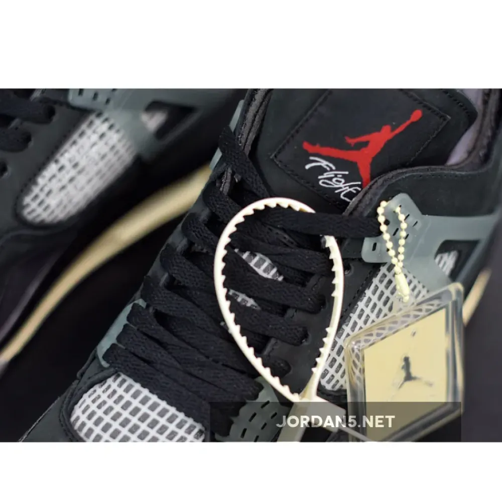 Off-White x Air Jordan 4 Bred