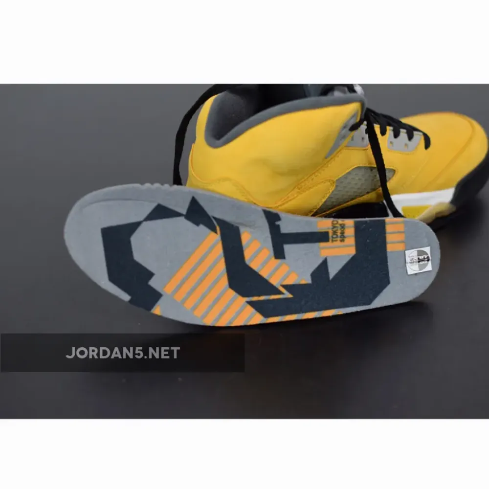 Air Jordan 5 “Tokyo 23” Varsity Maize/Anthracite-Wolf Grey-Black 454783-701