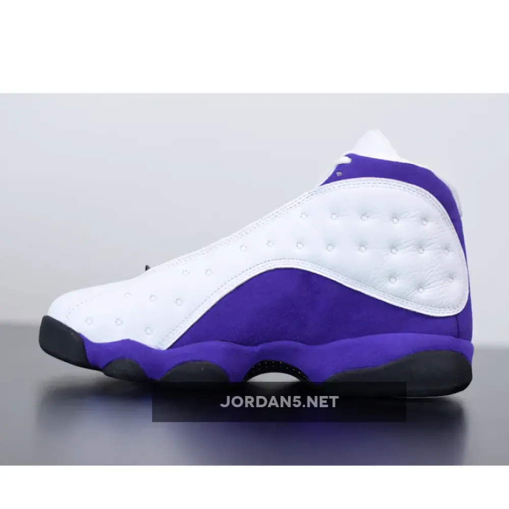 Air Jordan 13 “Lakers” White/Black-Court Purple-University Gold 414571-105