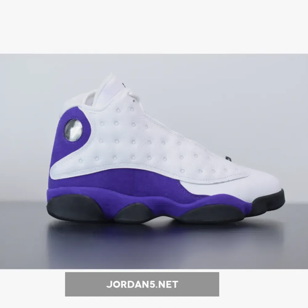 Air Jordan 13 “Lakers” White/Black-Court Purple-University Gold 414571-105