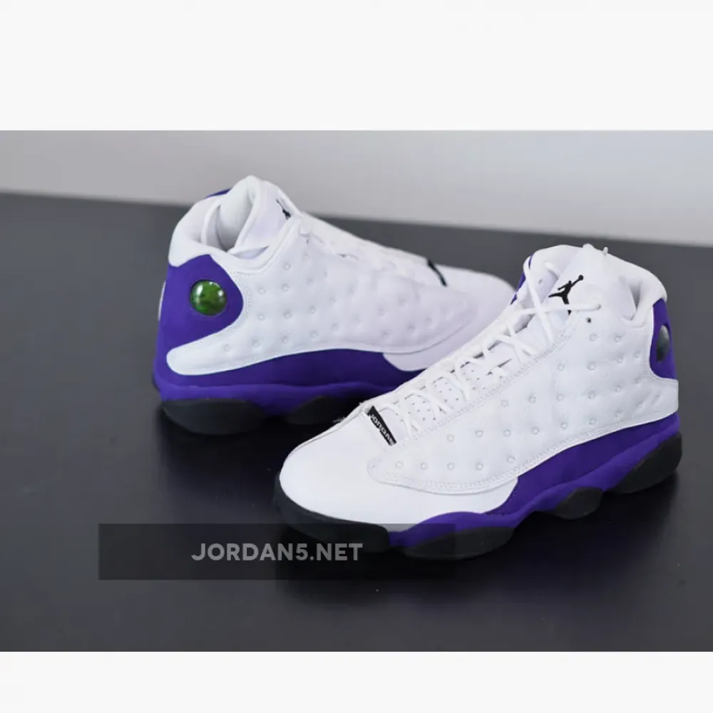 Air Jordan 13 “Lakers” White/Black-Court Purple-University Gold 414571-105