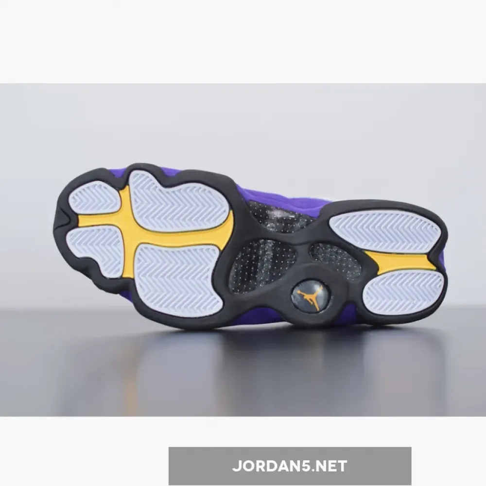 Air Jordan 13 “Lakers” White/Black-Court Purple-University Gold 414571-105