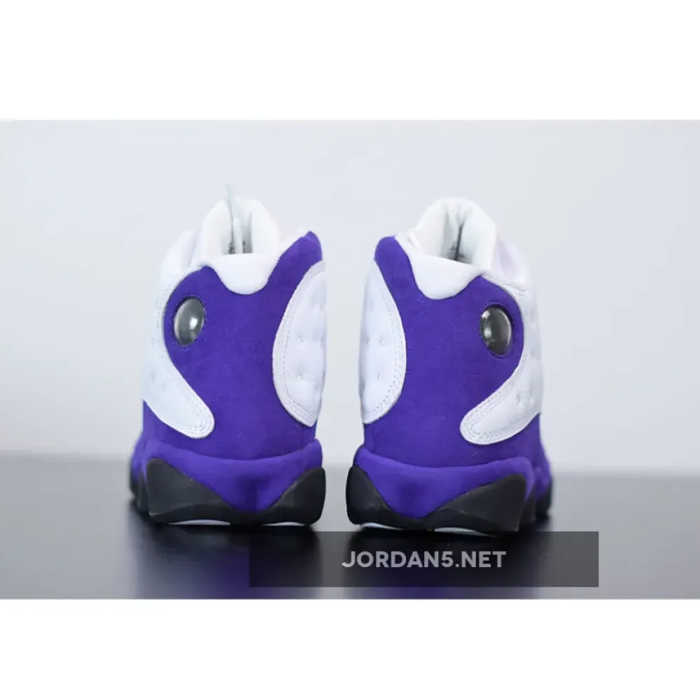 Air Jordan 13 “Lakers” White/Black-Court Purple-University Gold 414571-105